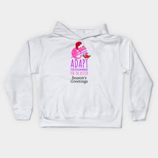 Lizard's Seasons Greetings Kids Hoodie